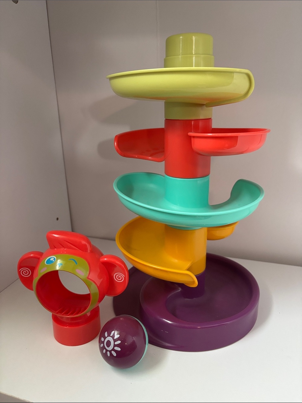 Colorful Kids Ball Drop Tower